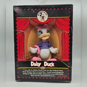 Walt Disney Mickey & Co. GUND Daisy Duck Antique Plush Doll Toy 7208